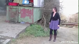 German Redhead Granny enjoys a Countryside Yearn